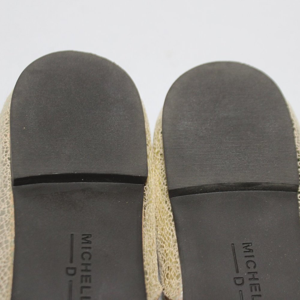 Michelle D Golden Ballet Flats - Picture 8 of 10